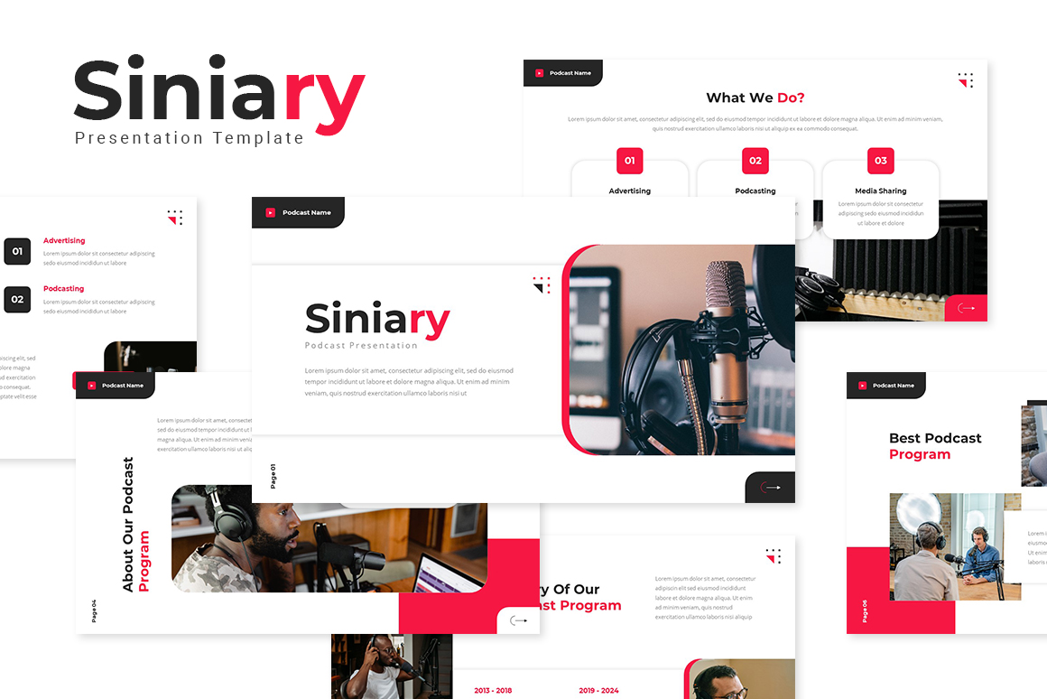 Siniary - Podcast Keynote Template