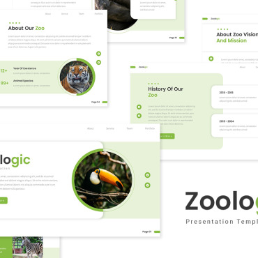 Zoo Nature PowerPoint Templates 369537