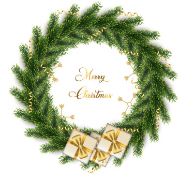 Wreath Christmas Illustrations Templates 369544