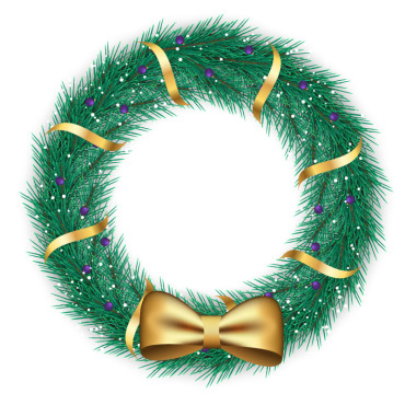 Wreath Christmas Illustrations Templates 369546