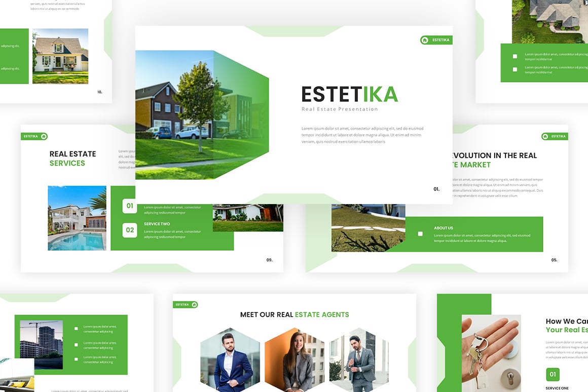 Estetika - Real Estate Powerpoint Template