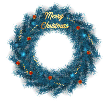 Wreath Christmas Illustrations Templates 369590
