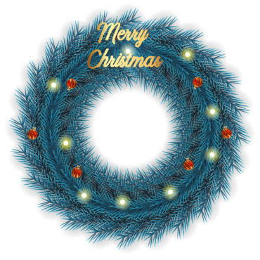 Wreath Christmas Illustrations Templates 369592