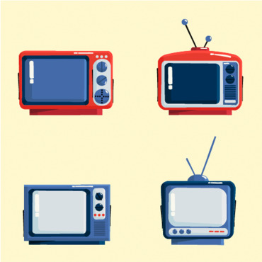 Television Aesthetic Illustrations Templates 369675