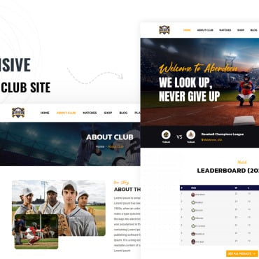 Club Coach Responsive Website Templates 369808