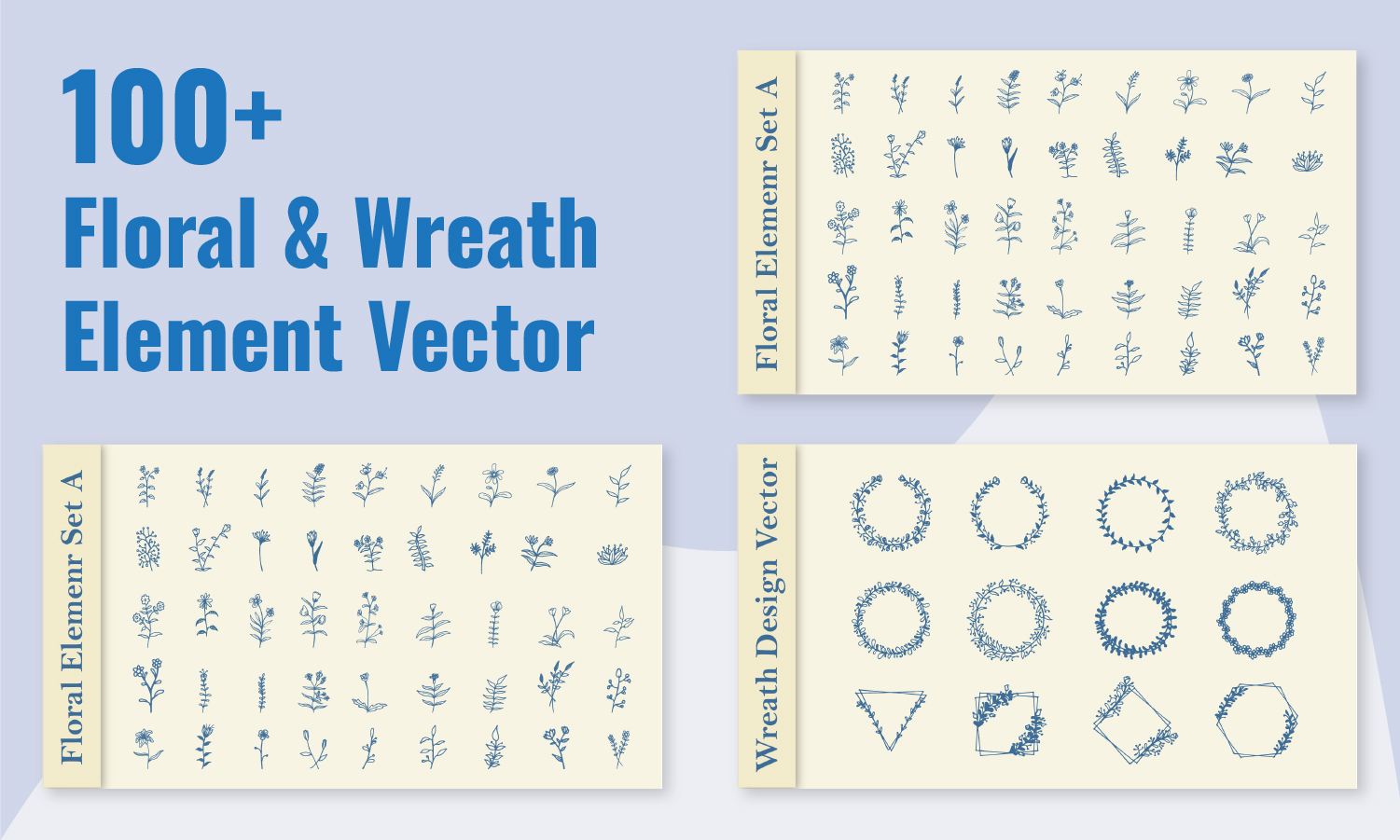 Floral / Wreaths Set of Element