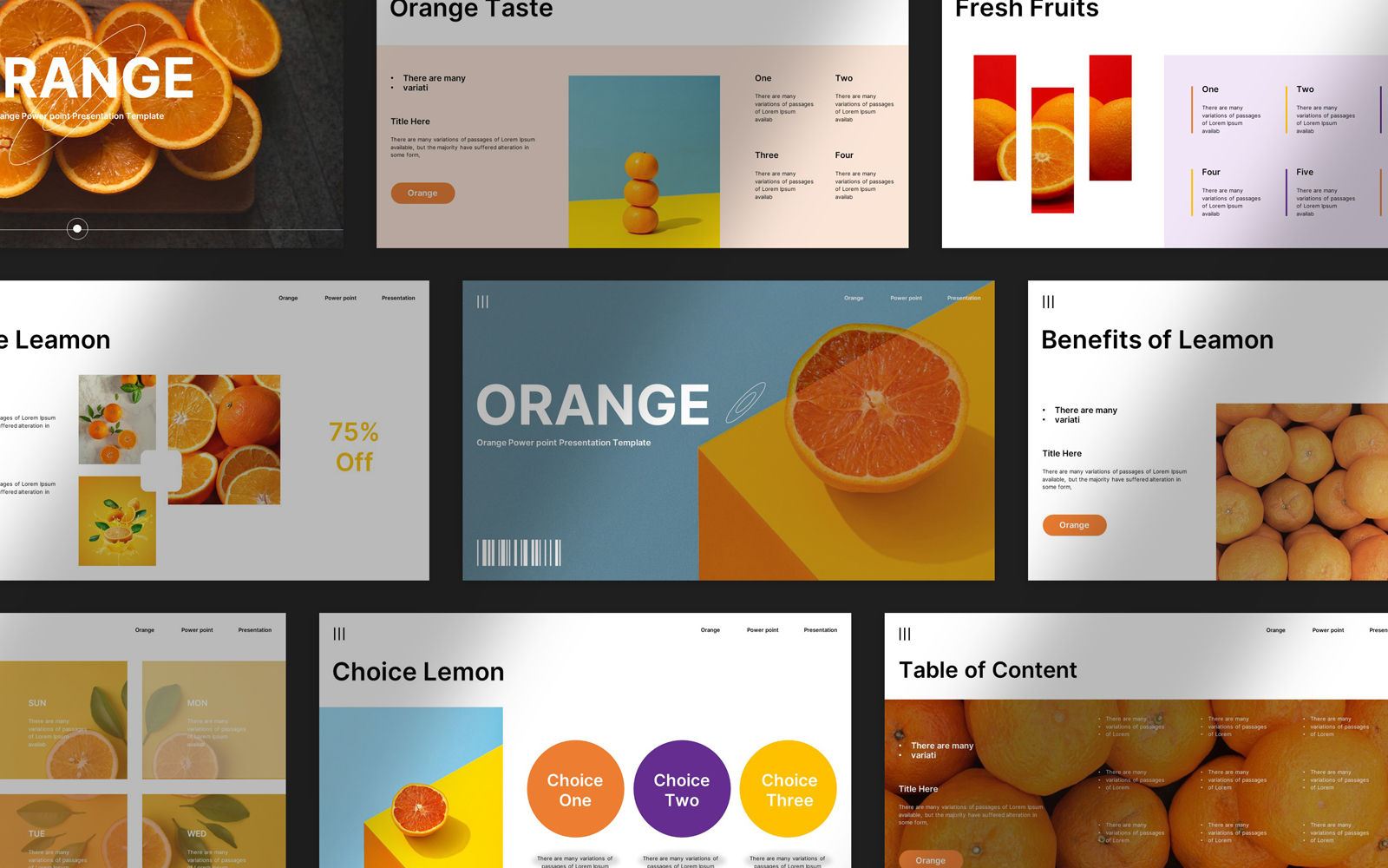 Orange PowerPoint Presentation