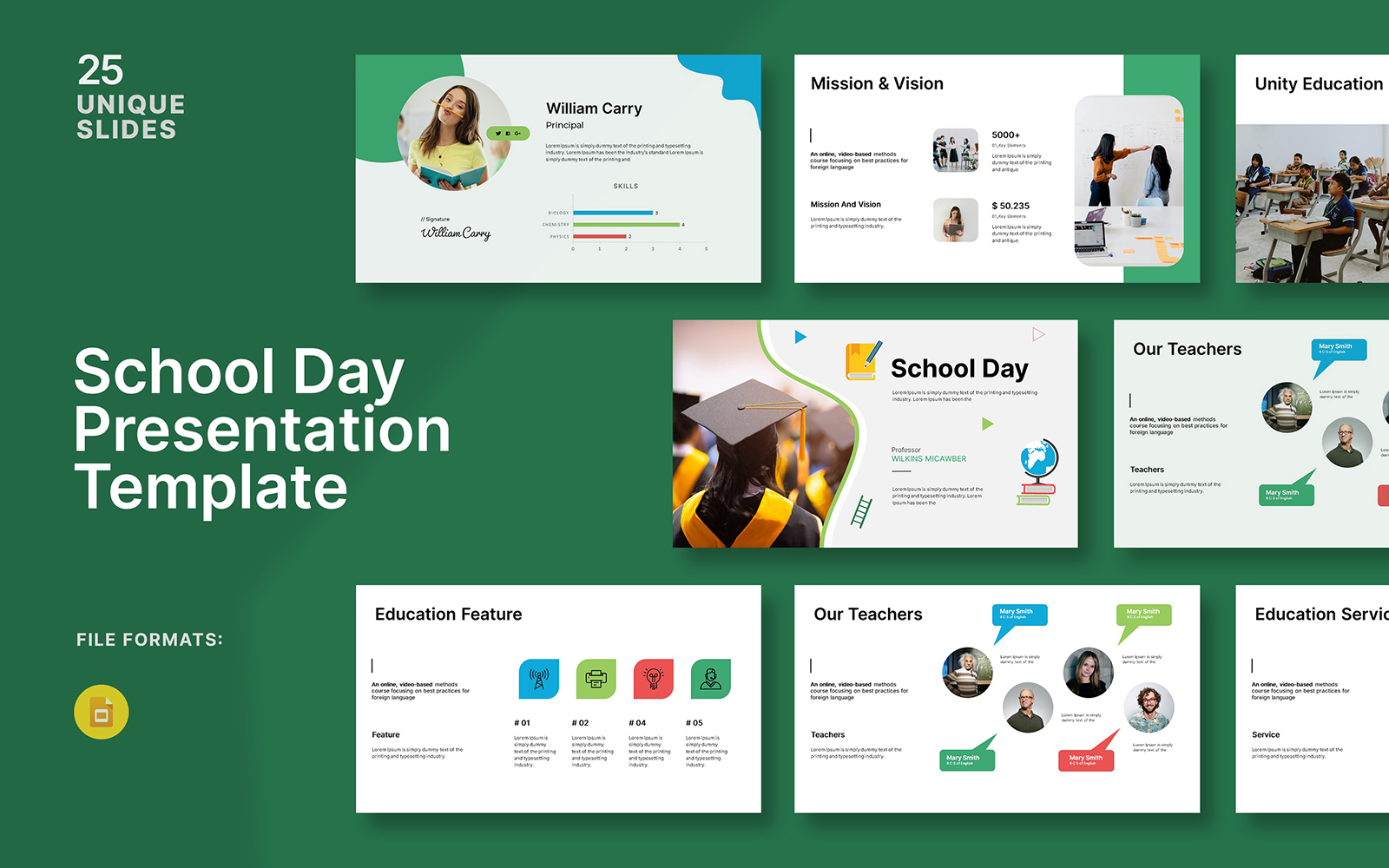 School Day Googleslide Presentation