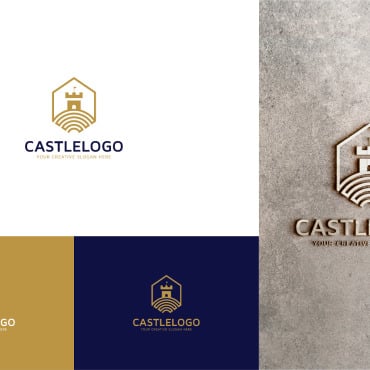 Bold Castle Logo Templates 370104