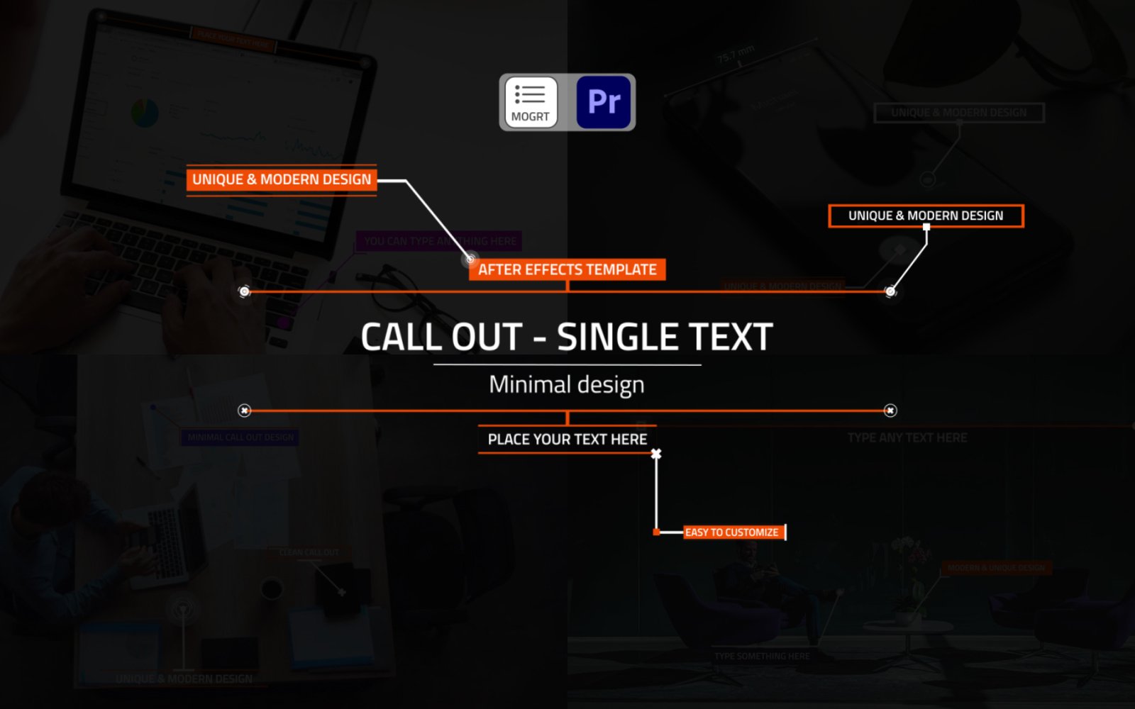 Single Text Call – Outs | .mogrt