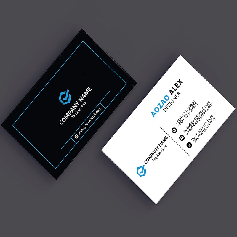 Business card design. Creative design