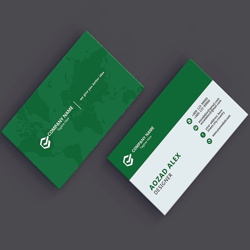 Business card design. Business Coach