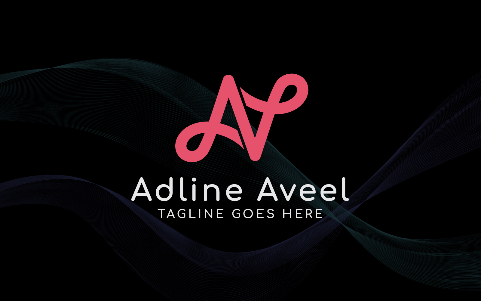 AA letter logo design template
