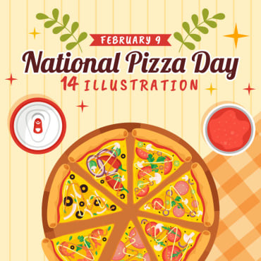Pizza Day Illustrations Templates 370171