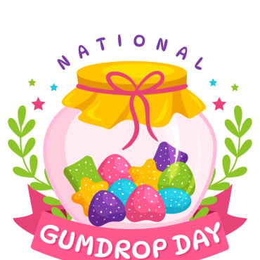Gumdrop Day Illustrations Templates 370174