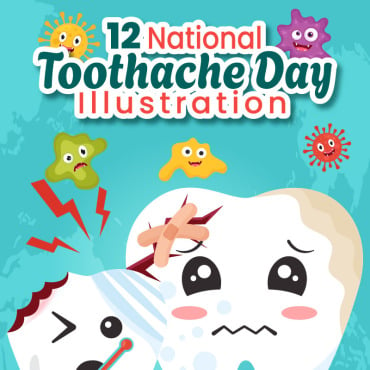 Dental Teeth Illustrations Templates 370202