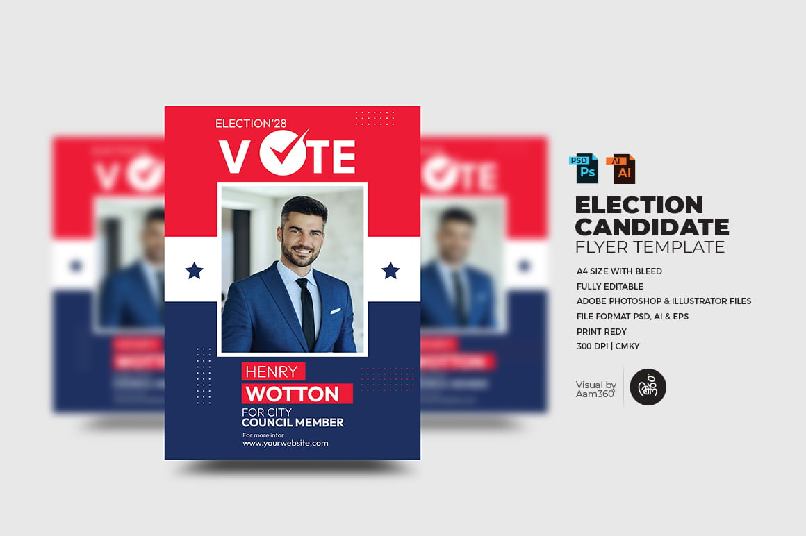 Election Candidate Flyer Template_V09