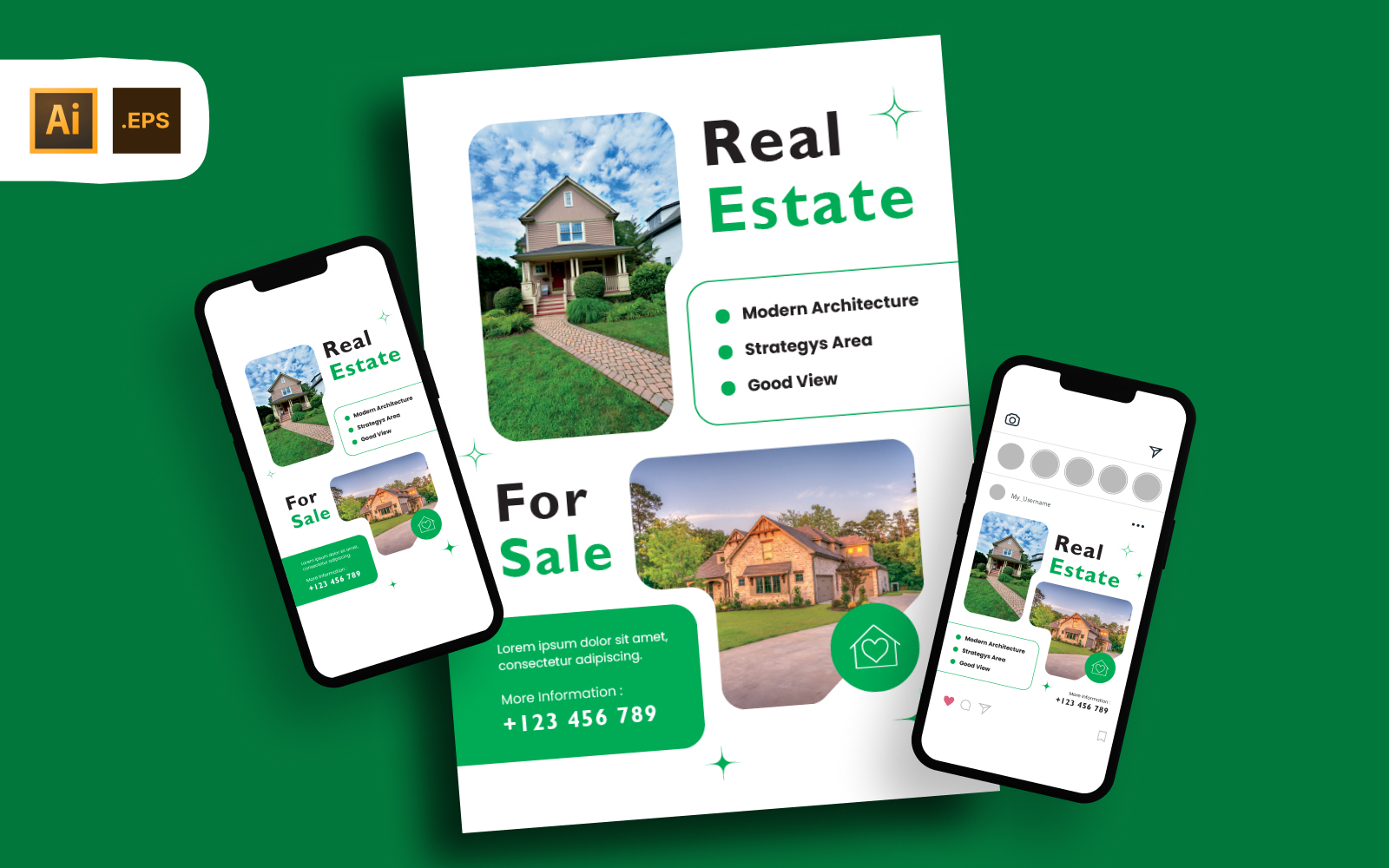 Real Estate Property Sale Flyer Template