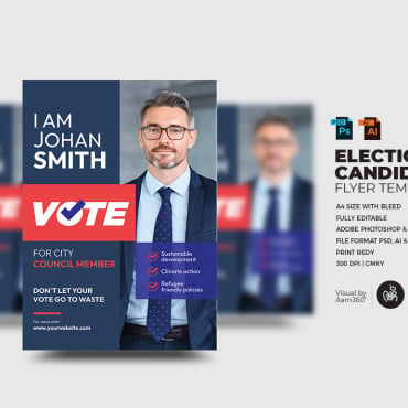 President Candidate Corporate Identity 370397