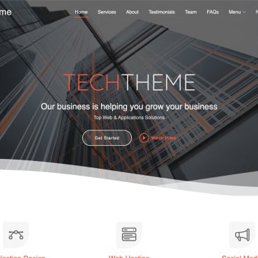 Business Consulting Landing Page Templates 370419