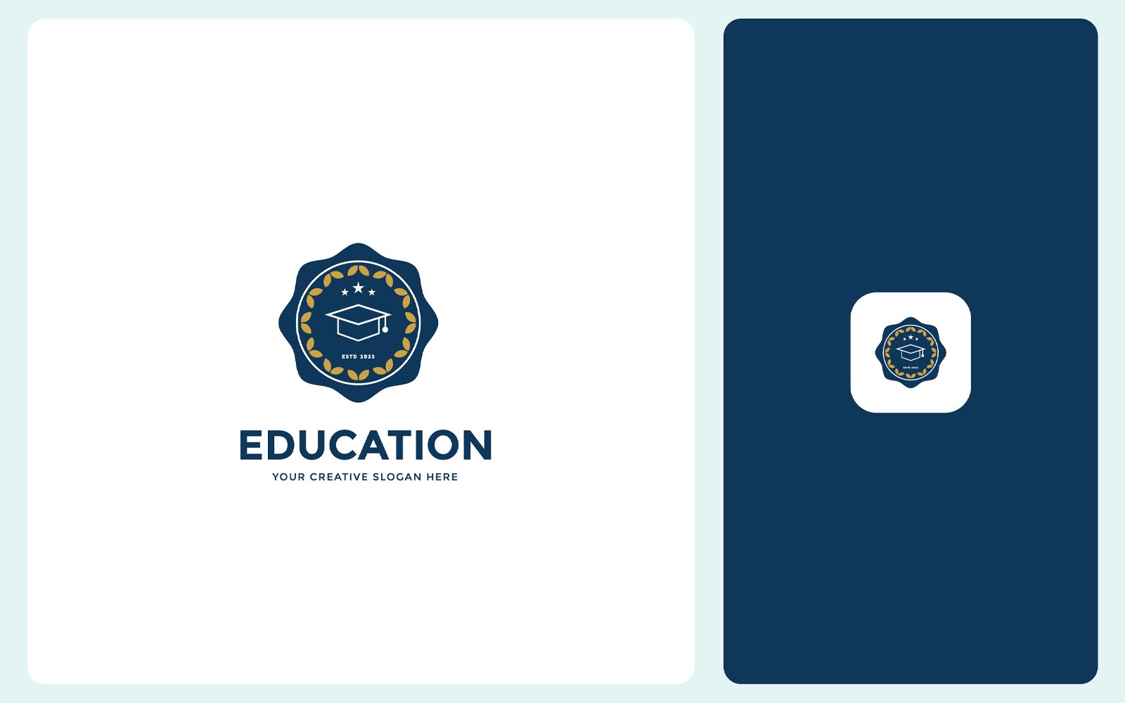 Professional Education Logo Design Template