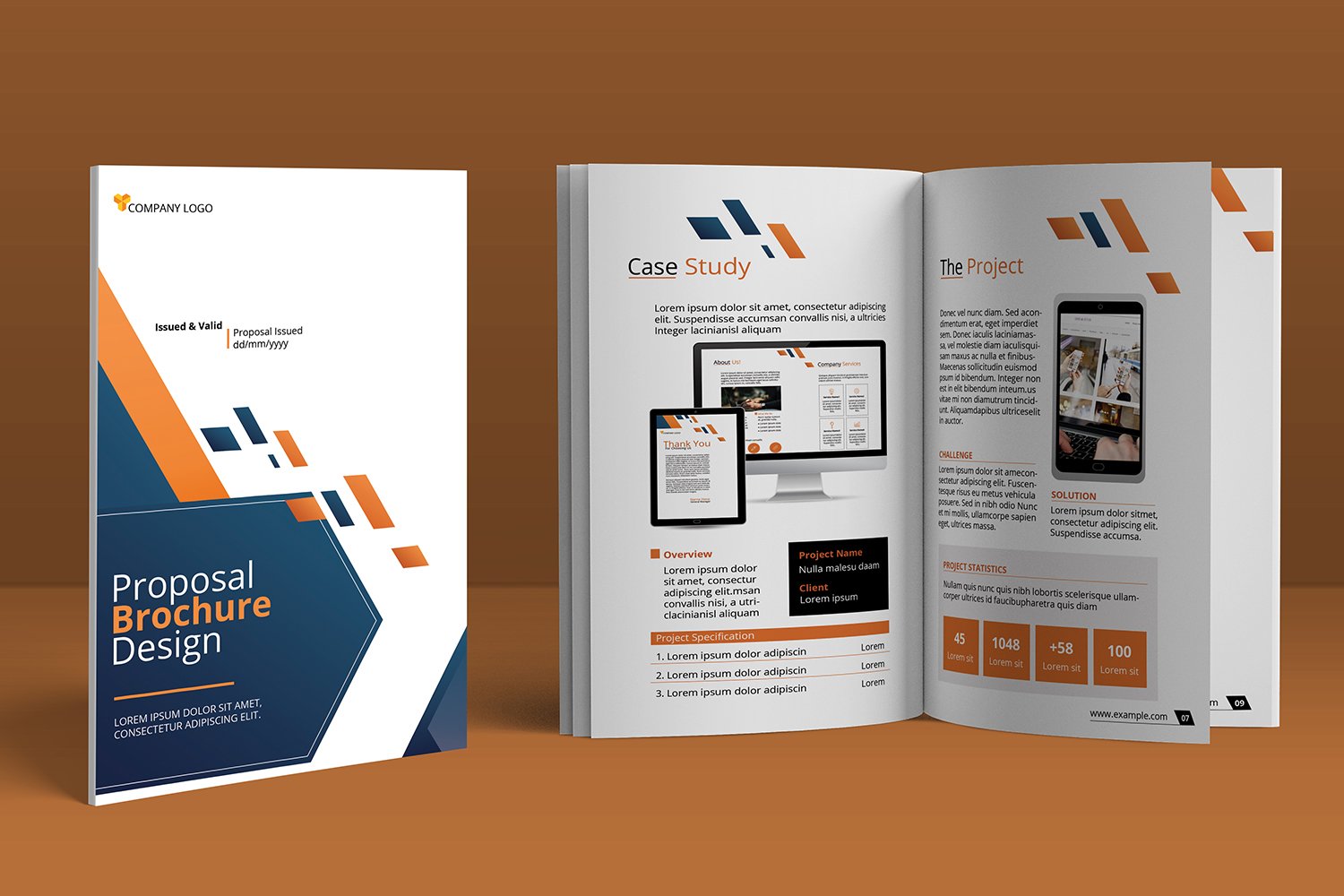 Project Proposal Template. Business Plan Brochure Template