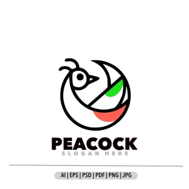 Peacock Business Logo Templates 370597