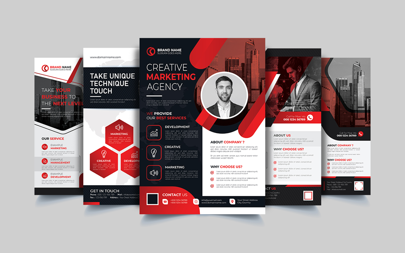 Corporate Business Flyer Template.