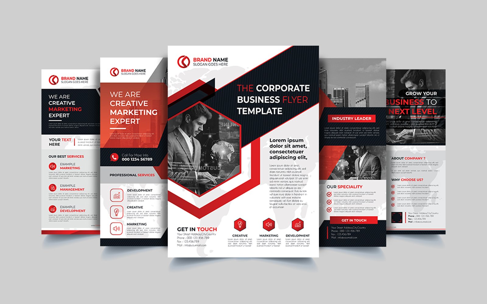 Creative Corporate Business Flyer Template.