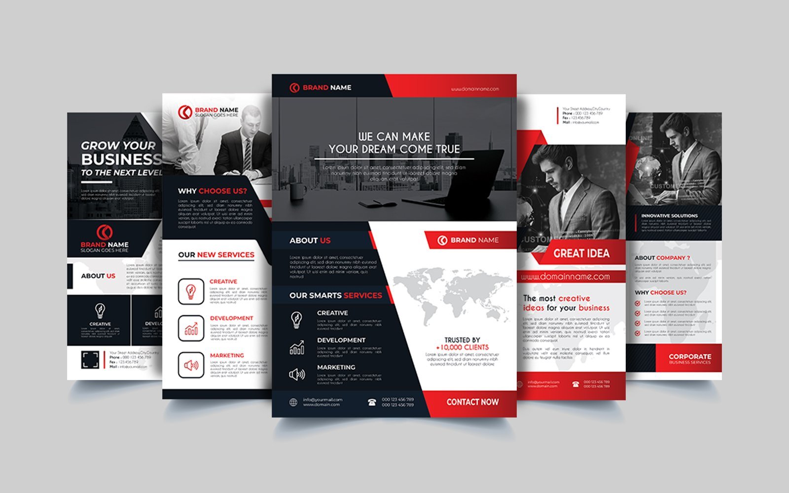 Professional Corporate Business Flyer Template.