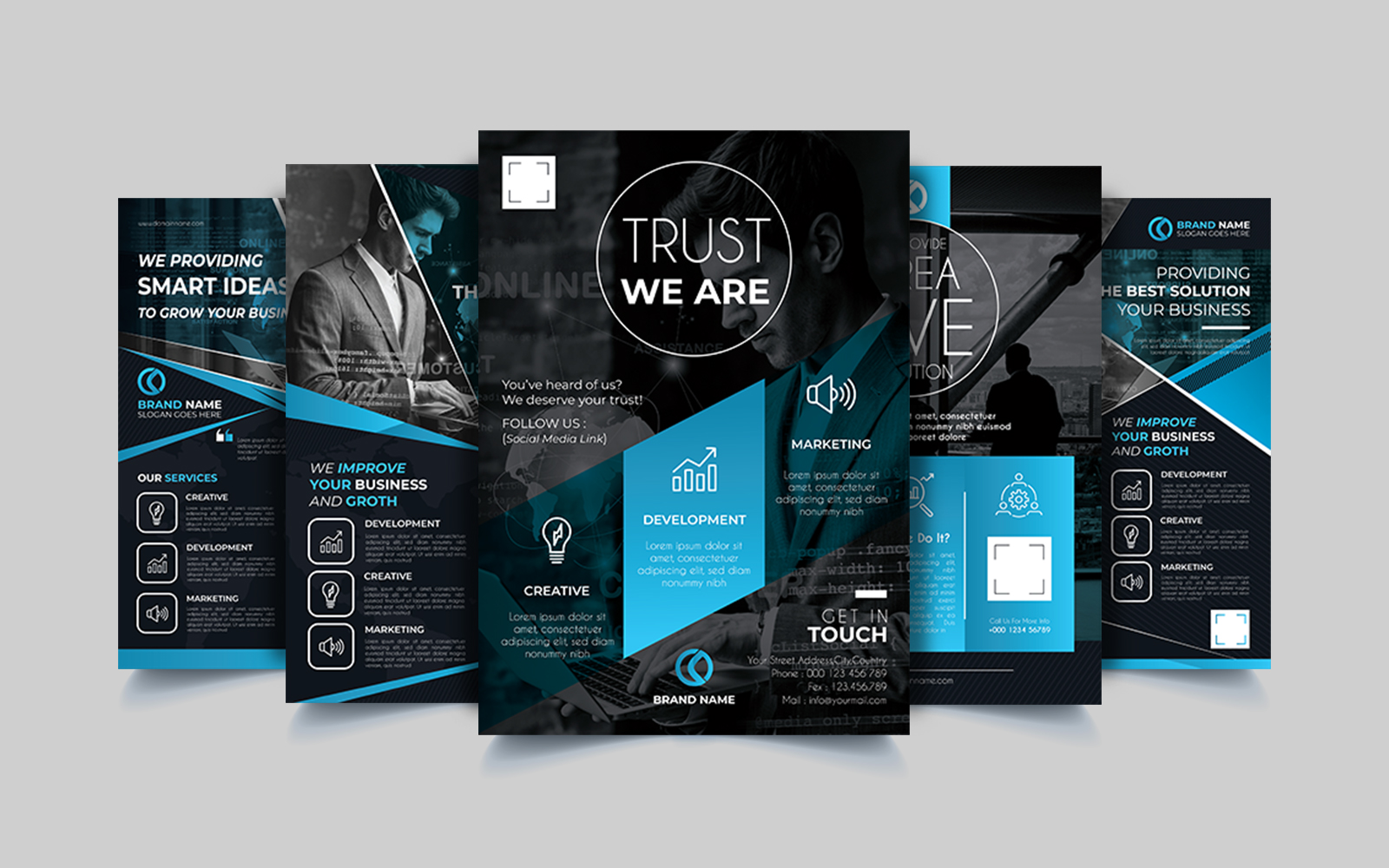 Creative Business Flyer Template.