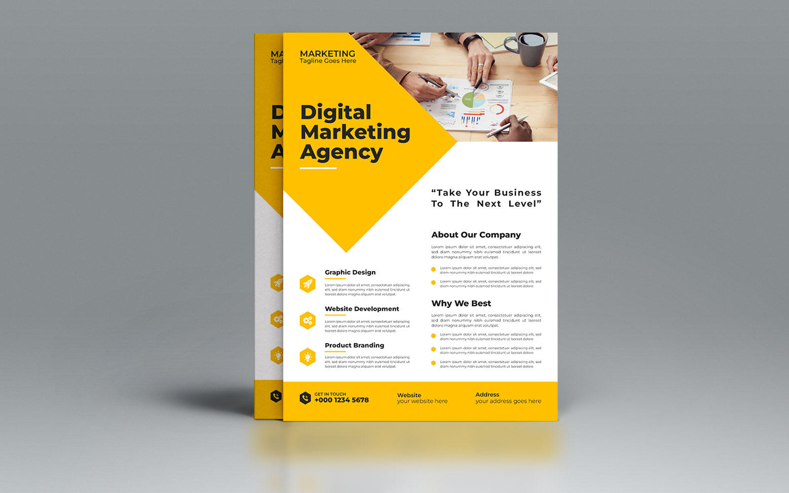 Digital Business New Flyer Design Template