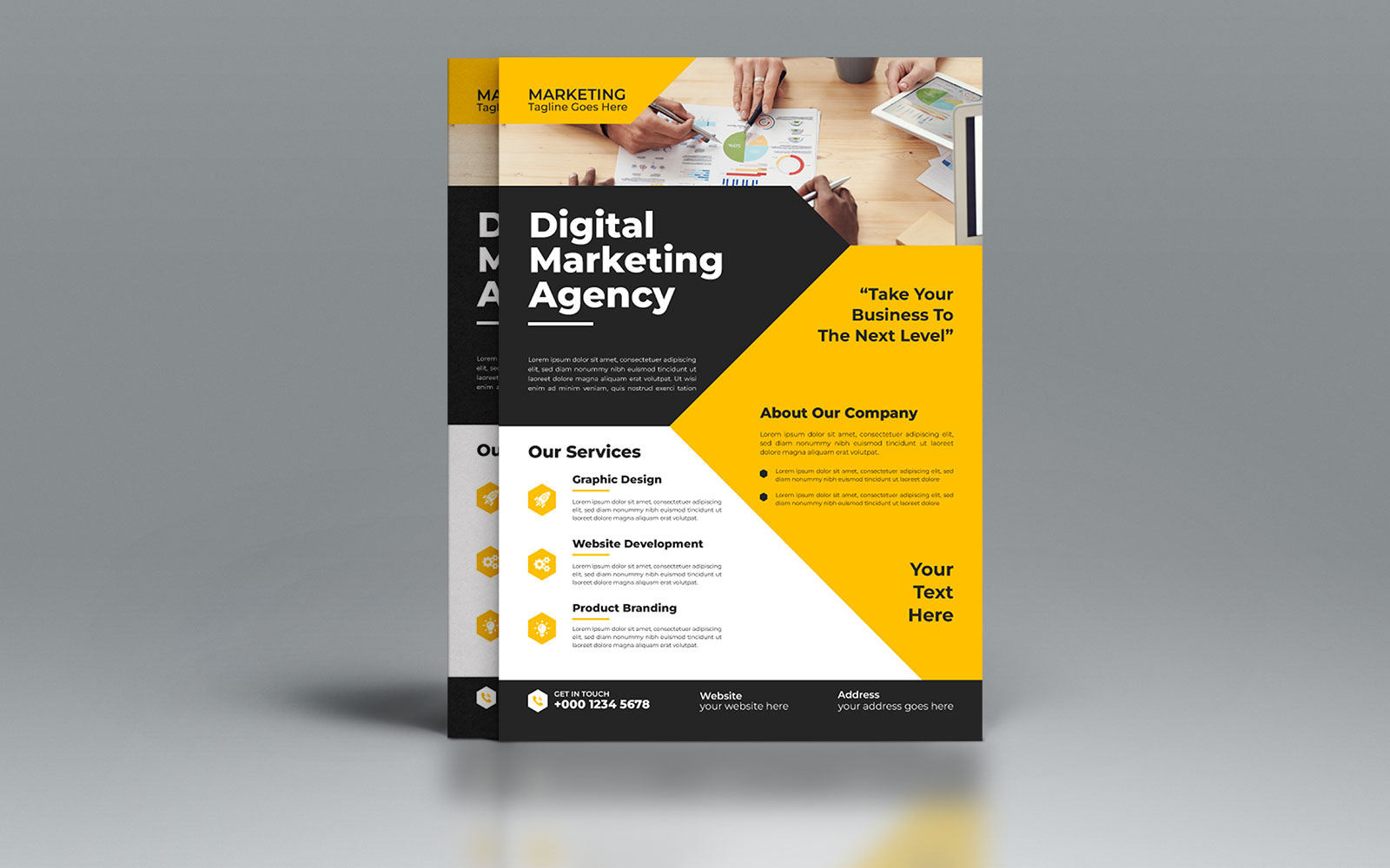 Digital Modern Business Flyer Template