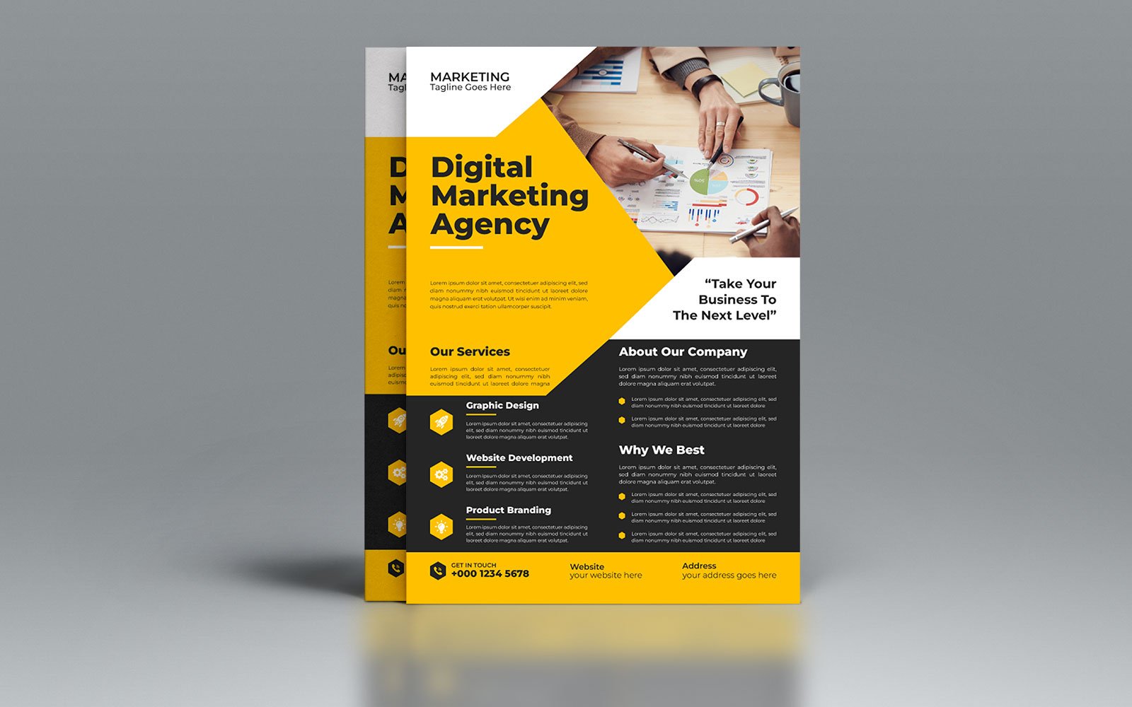 Digital Corporate Business Flyer Template