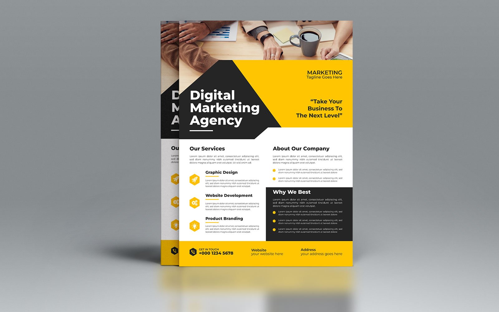 Business Agency Modern Flyer Design Template