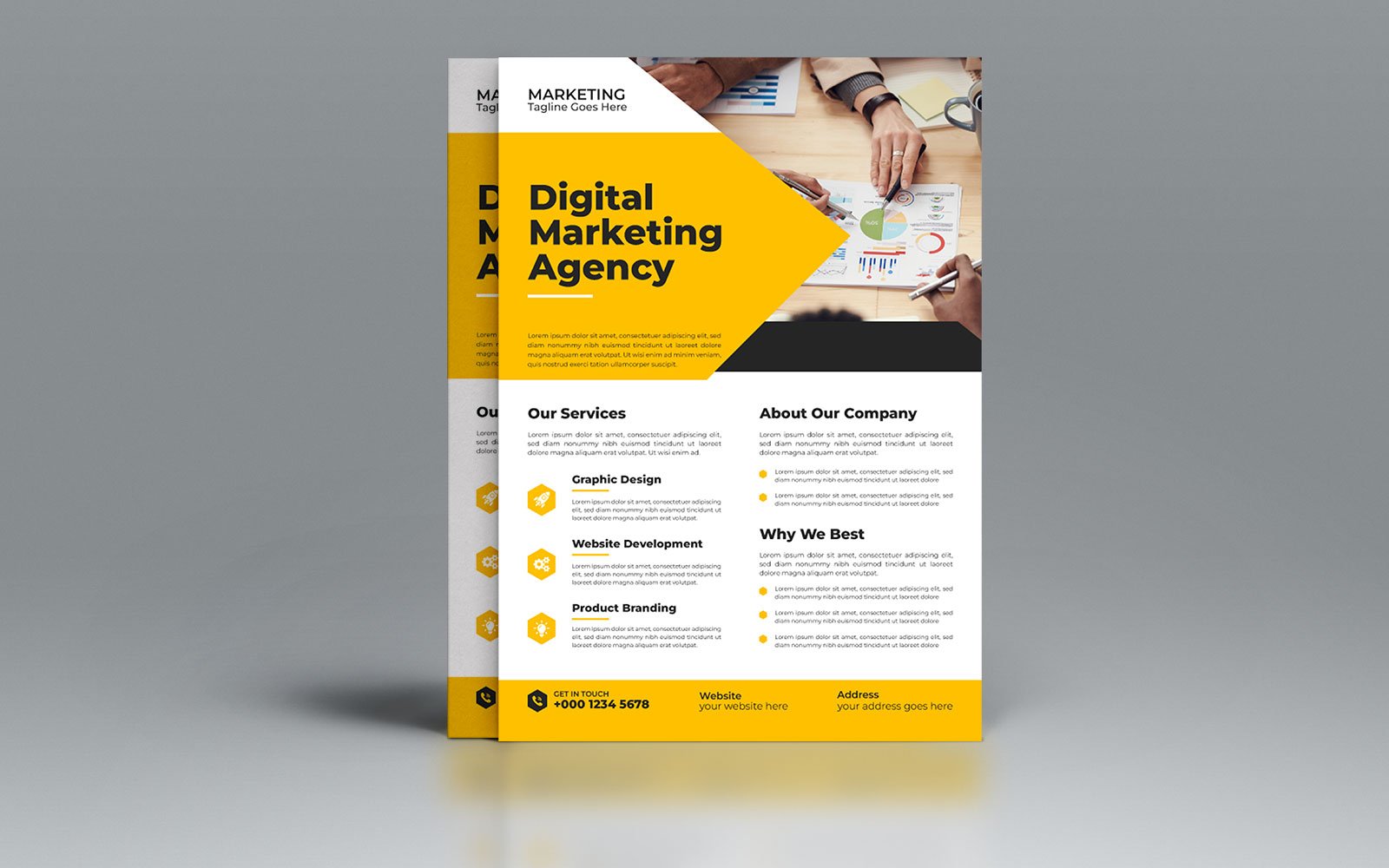 New Business Agency Flyer Design