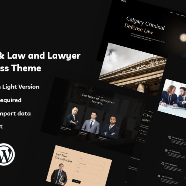 Agency Attorney WordPress Themes 370830