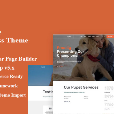 Animals Care WordPress Themes 370832