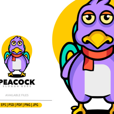Baby Peacock Logo Templates 370892