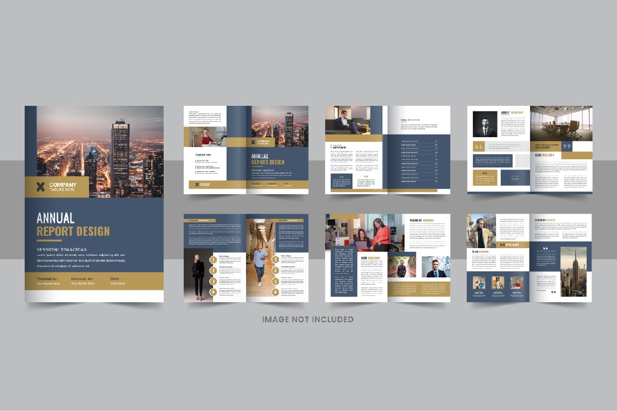 Annual Report Brochure Design or Annual Report template