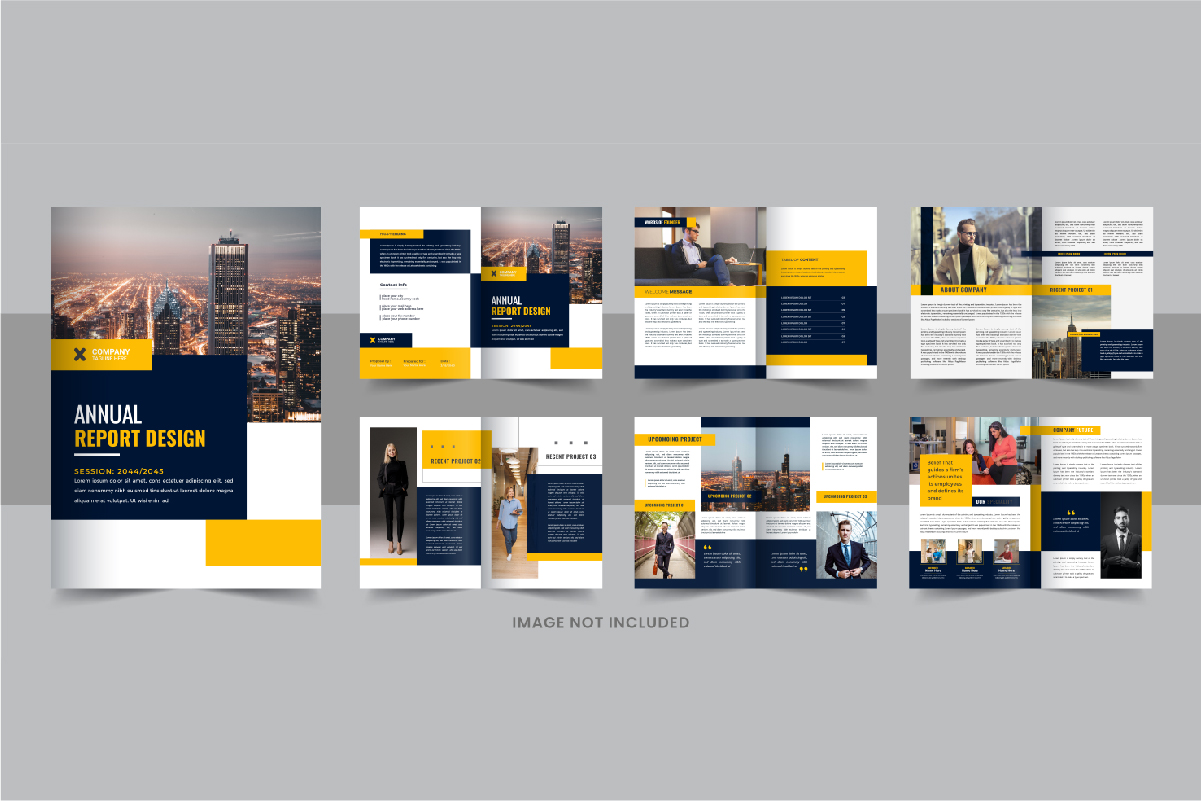 Annual Report Brochure Design or Annual Report Design template