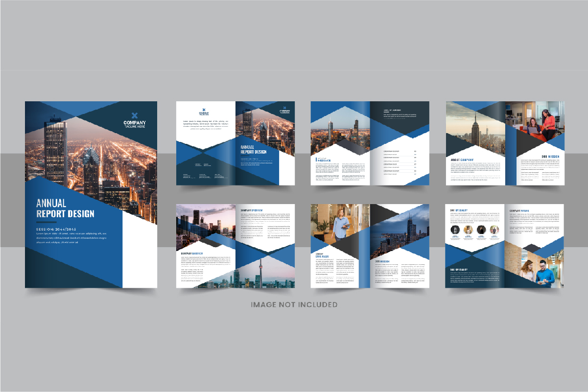 Annual Report Brochure Design or Annual Report template design