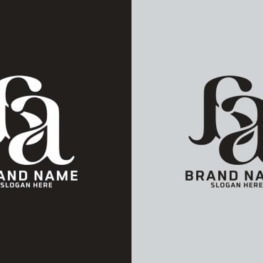 Two Letter Logo Templates 370974