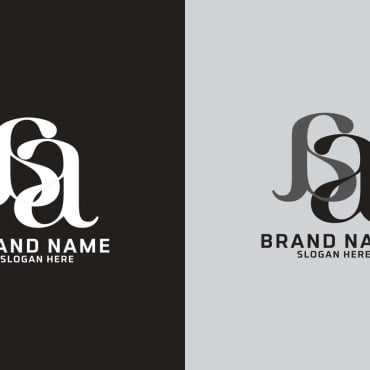 Two Letter Logo Templates 370975