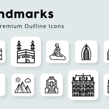 Tower Statue Icon Sets 371049