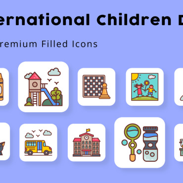 Rights Child Icon Sets 371087