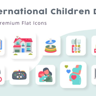 Rights Child Icon Sets 371090