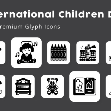 Rights Child Icon Sets 371092