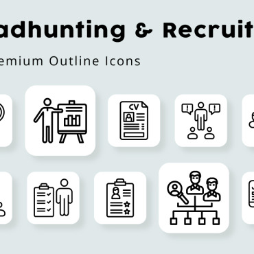 Hiring Process Icon Sets 371099