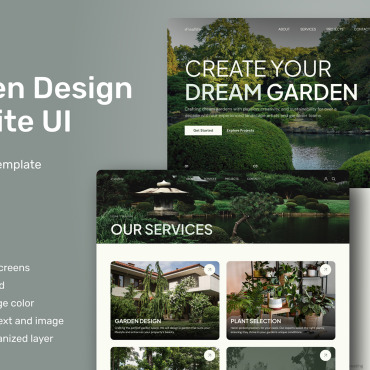 Landscape Design UI Elements 371123